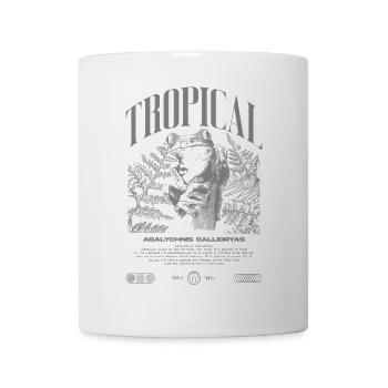 Grenouille arboricole aux yeux rouges Amphibien de la forêt tropicale - Mug blanc - blanc - Devant