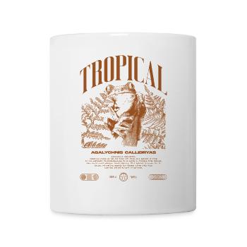 Grenouille arboricole aux yeux rouges Amphibien de la forêt tropicale - Mug blanc - blanc - Devant