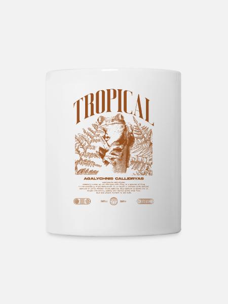Rotäugiger Laubfrosch Regenwald Amphibie - Tasse - Weiß