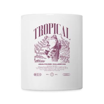 Grenouille arboricole aux yeux rouges Amphibien de la forêt tropicale - Mug blanc - blanc - Devant