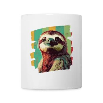 Faultier - Tasse - Weiß - Vorne