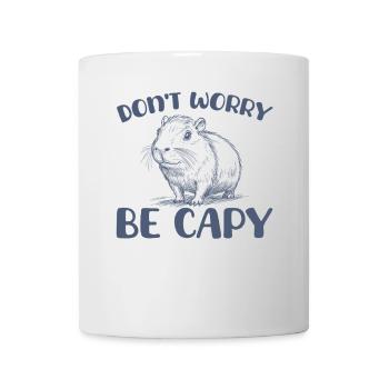 Don't worry, be Capy Funny Capybara - Mug - white - Front