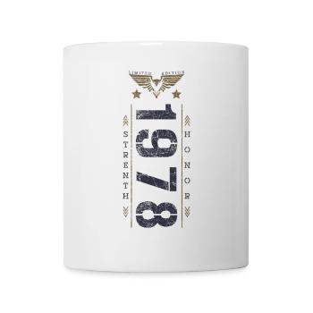 Edition Limitée 1978 Anniversaire Force et Honneur - Mug blanc - blanc - Devant