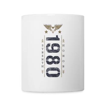 Édition limitée 1980's Birthday Force and Honor - Mug blanc - blanc - Devant