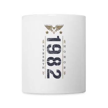 Edition Limitée 1982 Anniversaire Force et Honneur - Mug blanc - blanc - Devant