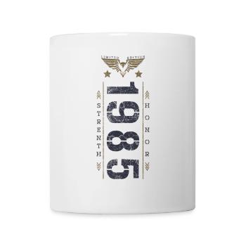 Edition Limitée 1985 Anniversaire Force et Honneur - Mug blanc - blanc - Devant