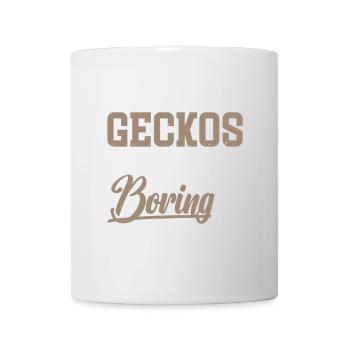 Gargoyle geckos, because dogs are boring - Mug - white - Front