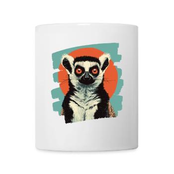 Lemur - Tasse - Weiß - Vorne