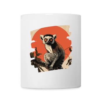 Lemur - Tasse - Weiß - Vorne