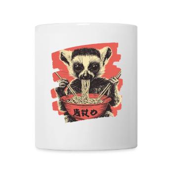 Lemur Ramen - Tasse - Weiß - Vorne
