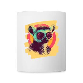 Lemur - Tasse - Weiß - Vorne