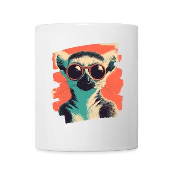 Lemur - Tasse - Weiß - Vorne