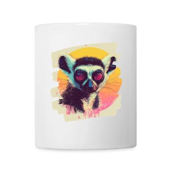Lemur - Tasse - Weiß - Vorne