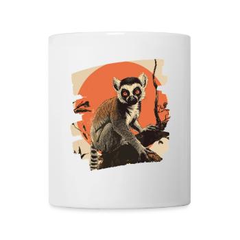 Lemur - Tasse - Weiß - Vorne