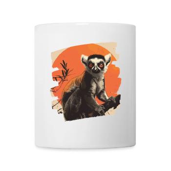 Lemur - Tasse - Weiß - Vorne