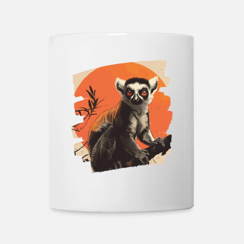Lémurien - Mug blanc - blanc