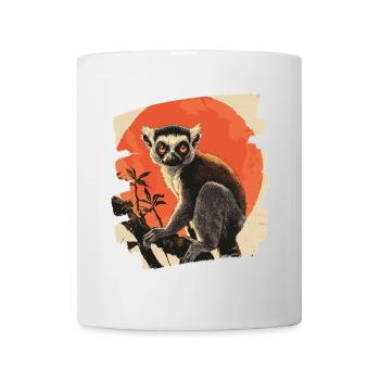Lemur - Tasse - Weiß - Vorne
