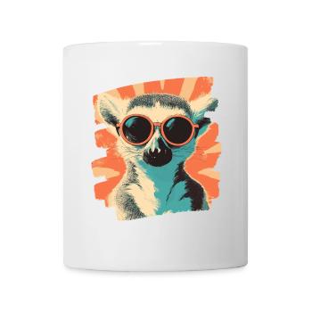 Lemur - Tasse - Weiß - Vorne