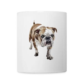 Bulldogge - Tasse - Weiß - Vorne