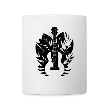 Lustige Ukulele - Tasse - Weiß - Vorne