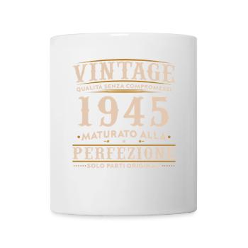 Vintage 1945 80 Birthday Gift - Mug - white - Front