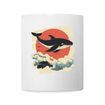 Whale Retro - Mug - white - Front