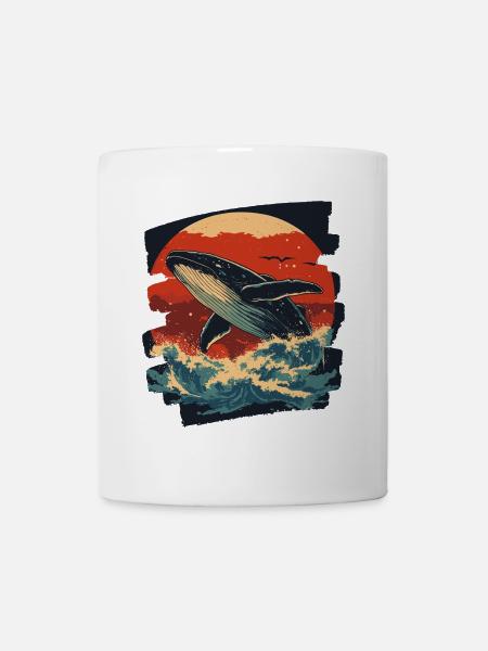 Walfisch - Tasse - Weiß