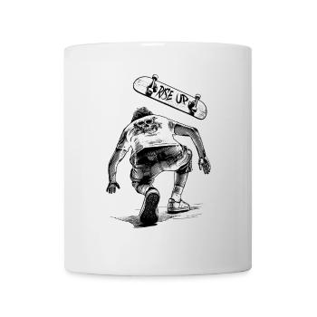 Skate. Lintel. Stand up. Shirt for real skaters. - Mug - white - Front