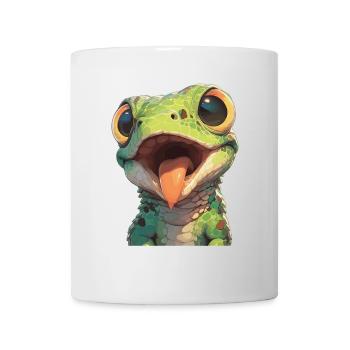 Eidechsen Eidechse - Tasse - Weiß - Vorne