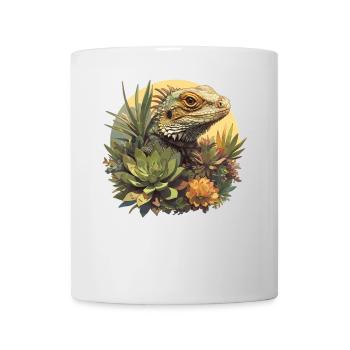 Eidechsen Eidechse - Tasse - Weiß - Vorne