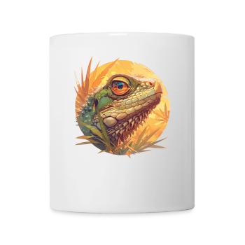 Eidechsen Eidechse - Tasse - Weiß - Vorne