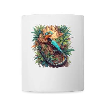 Eidechsen Eidechse - Tasse - Weiß - Vorne
