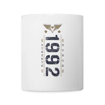 Edition Limitée 1992 Anniversaire Force et Honneur - Mug blanc - blanc - Devant