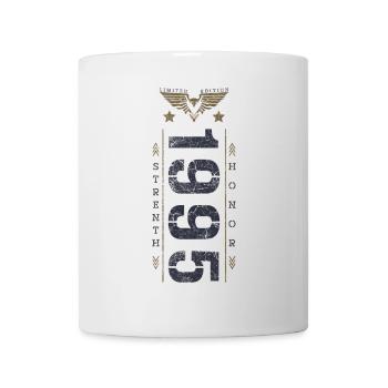 Edition Limitée 1995 Anniversaire Force et Honneur - Mug blanc - blanc - Devant
