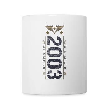 Edition Limitée 2003 Anniversaire Force et Honneur - Mug blanc - blanc - Devant