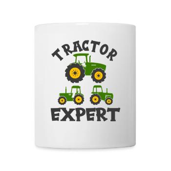 Farm Tractor Expert Farmer Boy Toddler Gift Idea - Mug - white - Front