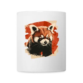 Petit panda - Mug blanc - blanc - Devant