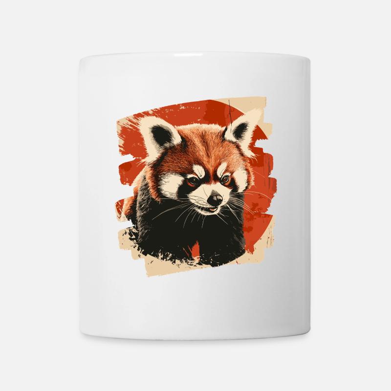 Roter Panda - Tasse - Weiß