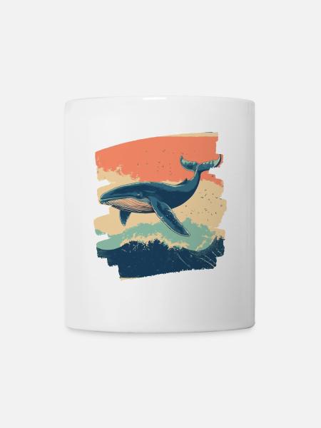 Walfisch - Tasse - Weiß