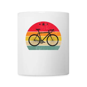 Retro Vintage Radfahren Radfahrer Geschenk - Tasse - Weiß - Vorne