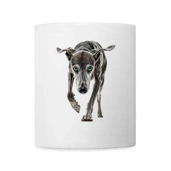 Windhund - Tasse - Weiß - Vorne