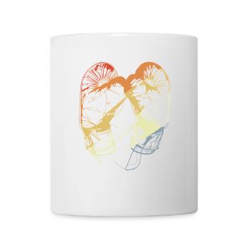 Retro Boxhandschuhe - Tasse - Weiß - Vorne