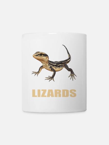 Eidechsen Eidechse - Tasse - Weiß