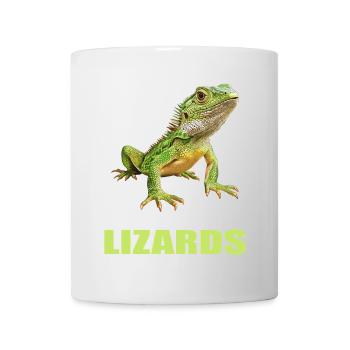 Eidechsen Eidechse - Tasse - Weiß - Vorne