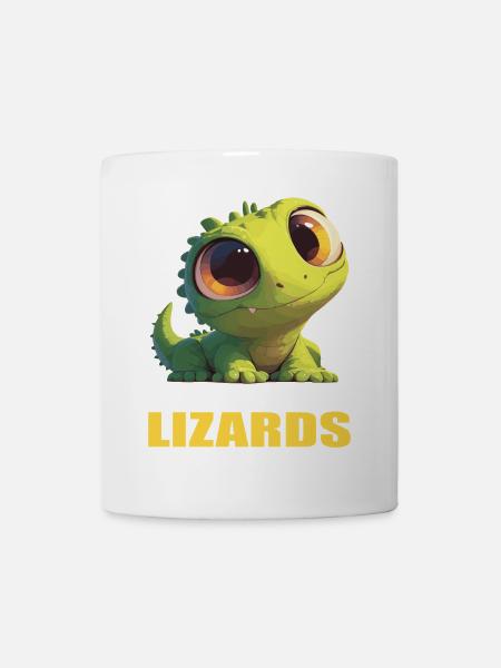 Eidechsen Eidechse - Tasse - Weiß