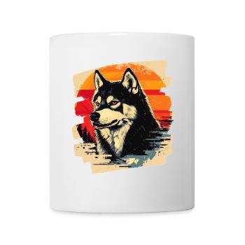 Husky - Mug - white - Front