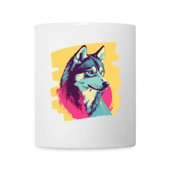 Husky - Mug - white - Front