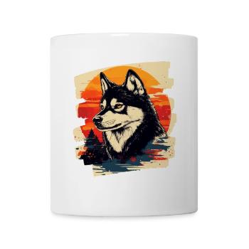 Husky - Mug - white - Front