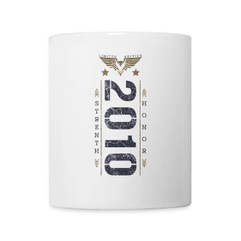 Edition Limitée 2010 Anniversaire Force et Honneur - Mug blanc - blanc - Devant