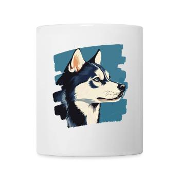 Husky - Mug - white - Front